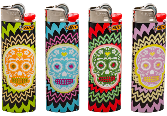 B.50 briquets BIC GM J26 SKULLS