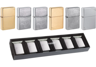 Lot 6+1 ZIPPO BASIQUE N.2