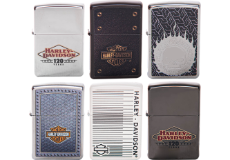 Lot 6 briquets ZIPPO HARLEY DAVIDSON