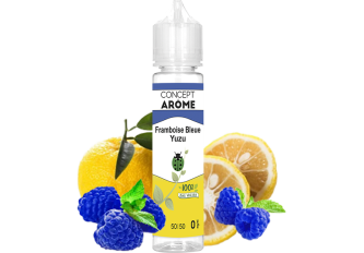 FL 50ML SHAKE FRAMBOISE BLEUE YUZU 0MG