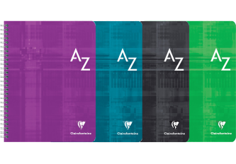 P.5 répertoires spirale 17x22cm 100pages CLAIREFONTAINE