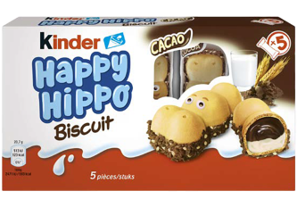 B.10 étuis  5x KINDER HAPPY HIPPO