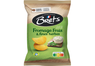C.10 sachets de chips  BRETS 125gr Fromage & herbes