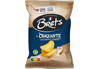 C.10 sachets de chips BRETS 125gr Nature