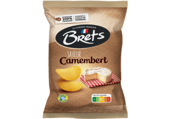 C.10 sachets de chips BRETS 125gr Camembert