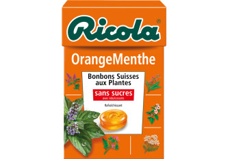 B.20 étuis RICOLA  50gr Orange menthe