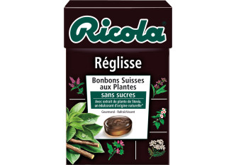 B.20 étuis RICOLA  50gr Réglisse