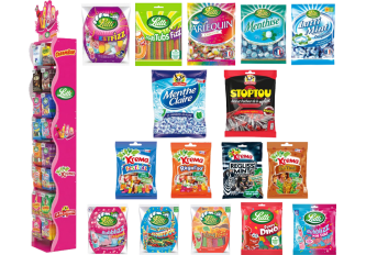 Display CARAMBAR & LUTTI 16 références