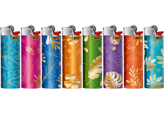 B.50 briquets BIC GM J26 TROPICAL GOLD