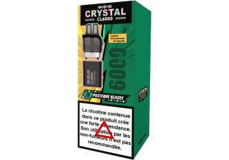 Lot 5 recharges CRYSTAL CL 6000 pastèque 20mg
