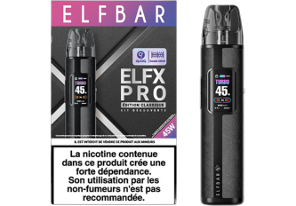 Kit ELFBAR ELFX PRO noir