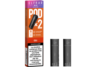 Lot 10 P.2 pods 4en1 Cola 20mg