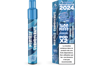 Lot 10 B.2 pods WPUFF 2.0 MYRTILLE FRAMBOYANTE  17mg