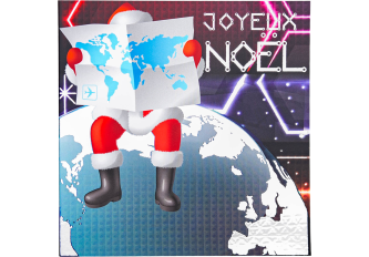 Carnet Joyeux Noël  15x15