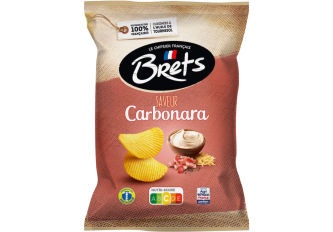 C.10 sachets de chips BRETS 125gr CARBONARA