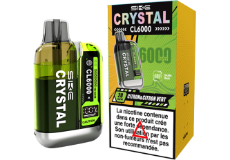 Lot 5 Kits CRYSTAL CL 6000 Citron / Citron vert 20mg