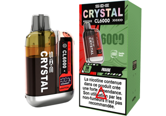 Lot 5 Kits CRYSTAL CL 6000 fraise 20mg