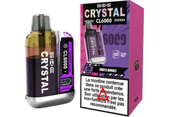 Lot 5 Kits CRYSTAL CL 6000 Fruits rouges 20mg