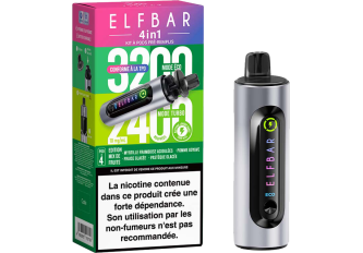 Lot 5 Kits ELFBAR 4en1 MIX FRUIT 10mg