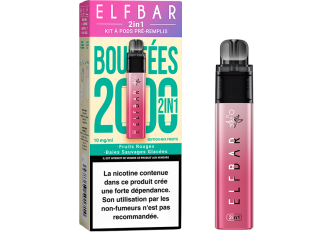 Lot 5 Kits ELFBAR 2en1 Edition Fruits 10mg