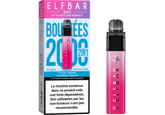 Lot 5 Kits ELFBAR 2en1 Edition rouge 10mg
