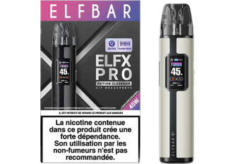Kit ELFBAR ELFX PRO blanc