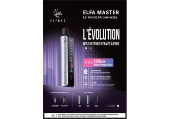 Autocollant A5 batterie ELFA MASTER
