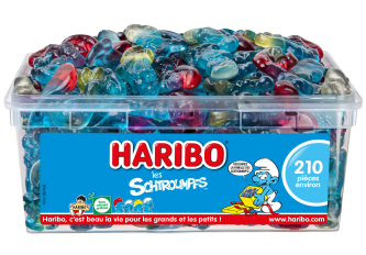 Tubo HARIBO 210 Schtroumpfs