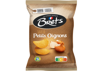 C.10 sachets de chips BRETS 125gr Petits Oignons