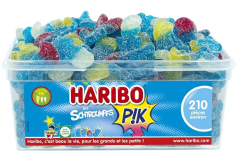 Tubo HARIBO 210 Schtroumpfs pik