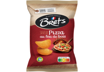 C.10 sachets de chips BRETS 125gr PIZZA