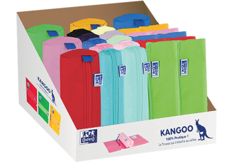 Présentoir 25 trousses KANGOO assortis