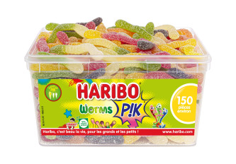 Tubo HARIBO 150 Worms Pik