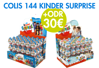 Lot 144 oeufs KINDER Surprise + ODR 30€