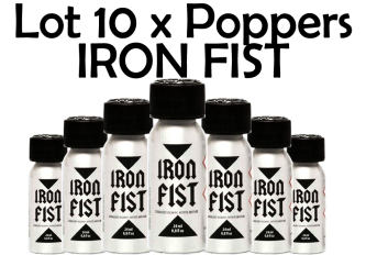 Lot 10 Poppers AMYL 24ml IRON FIST