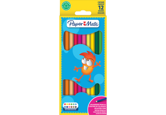 B.12 Etuis 12 Crayons de couleur PAPERMATE