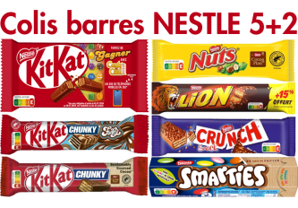 Colis barres NESTLE 5+2