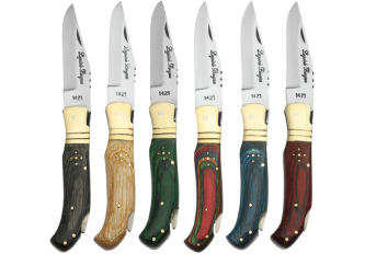 Lot 6 couteaux bois 11,5cm