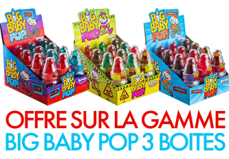 Offre sur la gamme BIG BABY POP 3 boites