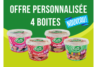 Offre personnalisée CANDY BOX 4 boites