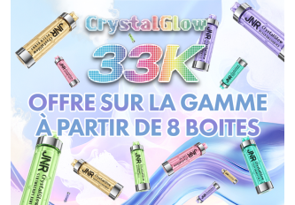Offre sur la gamme 8 boites JNR CRYSTAL 33k