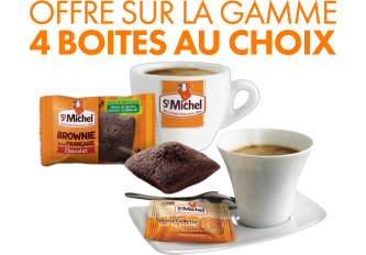 Offre ouverte 4 boites Accompagnement café ST MICHEL