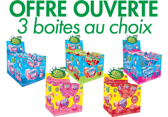 Offre personnalisée LUTTI TUBBLE & ROLL UP GUM