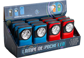 B.12 boitiers plat métal 3 Leds