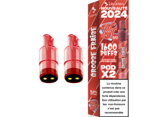 Lot 10 B.2 pods WPUFF 2.0 GROSSE FRAISE 9mg